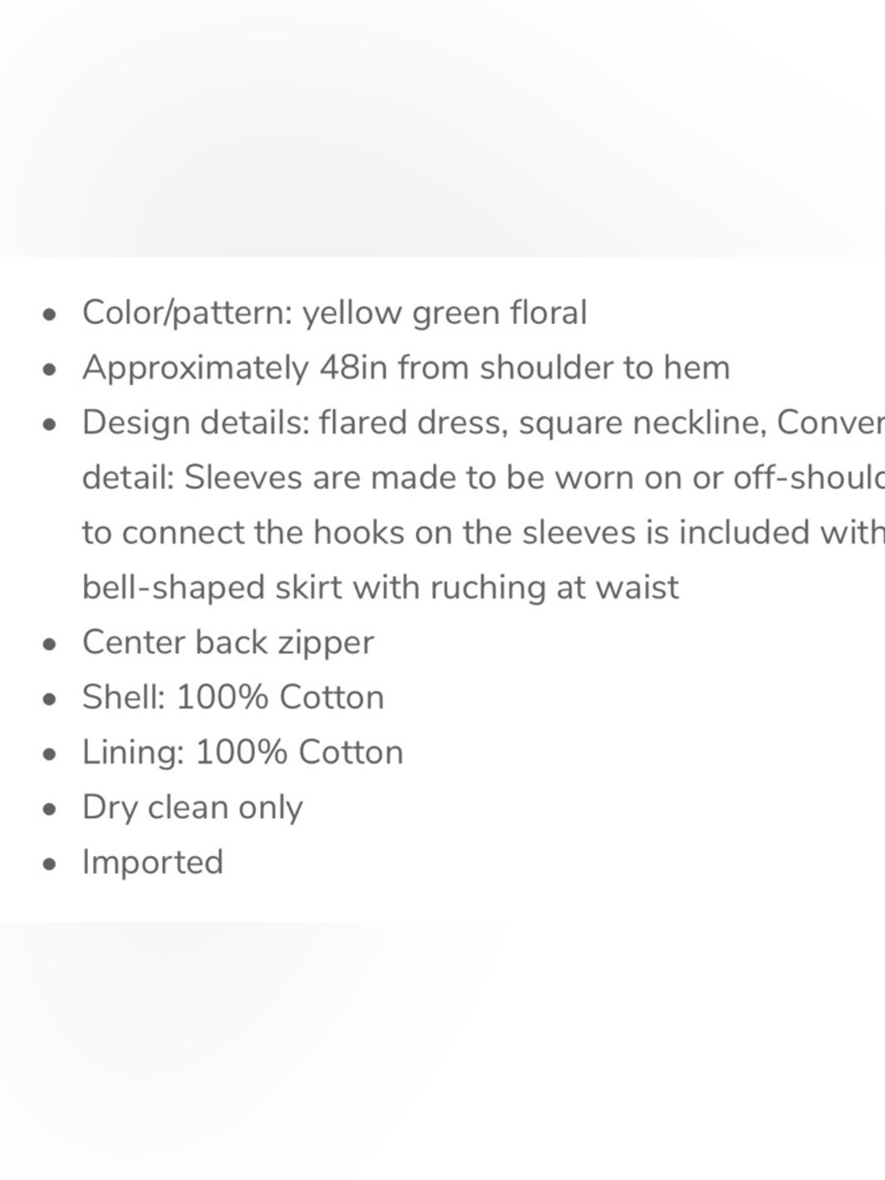 Sunny Yellow Off-Shoulder Floral Midi Dress، rare to find it - Picture 9 of 16